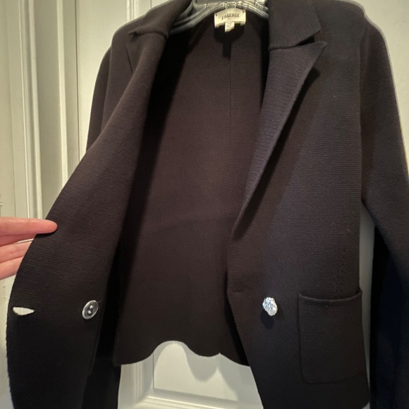 L’AGENCE Black Knit Blazer XS - Picture 4 of 5